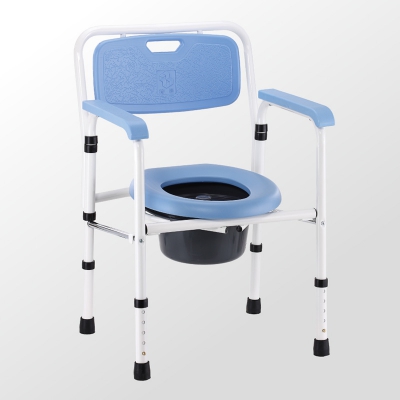 鐵製硬墊收合便器椅-JCS-101